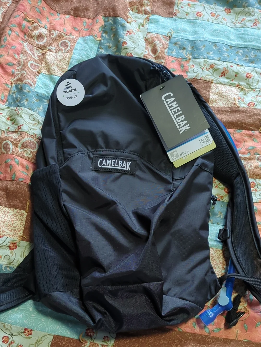 CamelBak Arete™ 14 Pack 1.5L Hydration Backpack, Black - NWT